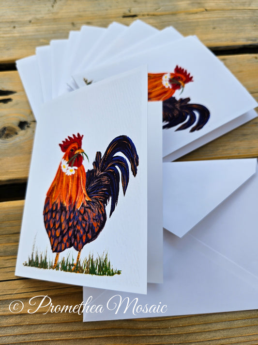 Love Rooster Card