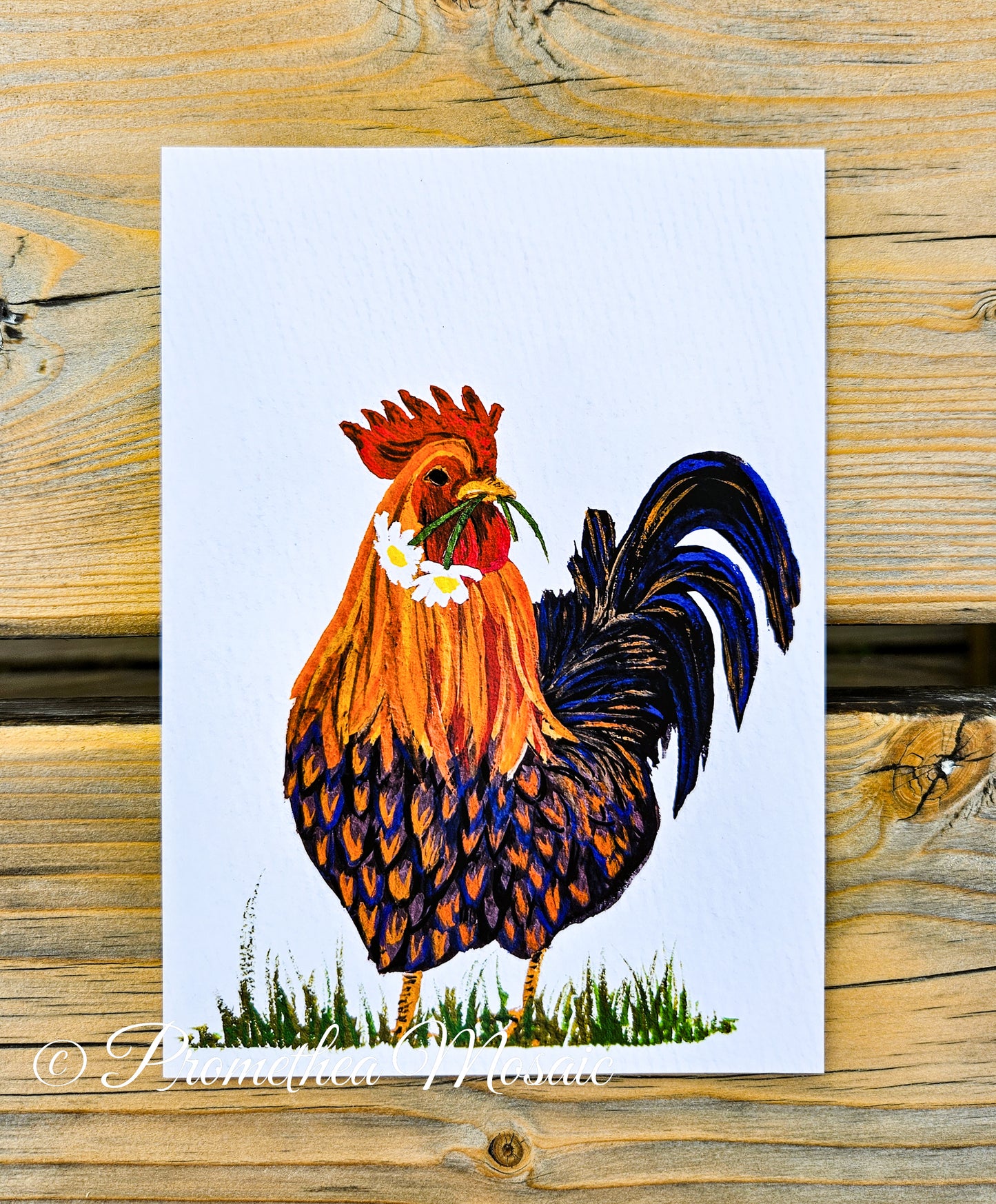 Love Rooster | Rooster Art Print