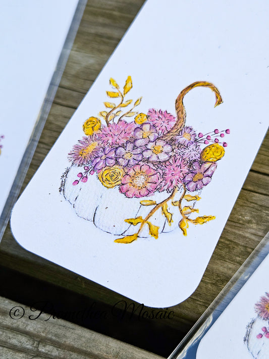 Saved For Such A Time | Pastel Pumpkin Bouquet Bookmark