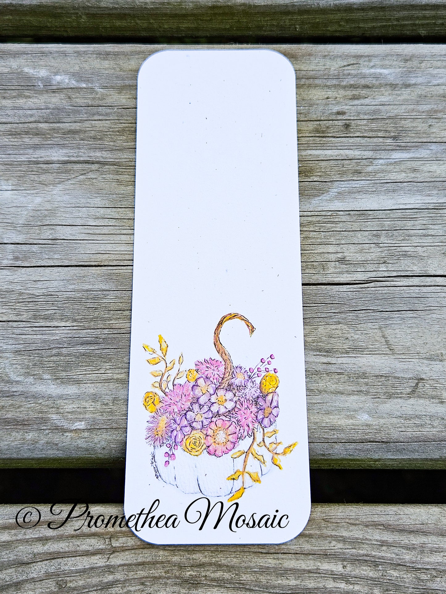 Saved For Such A Time | Pastel Pumpkin Bouquet Bookmark