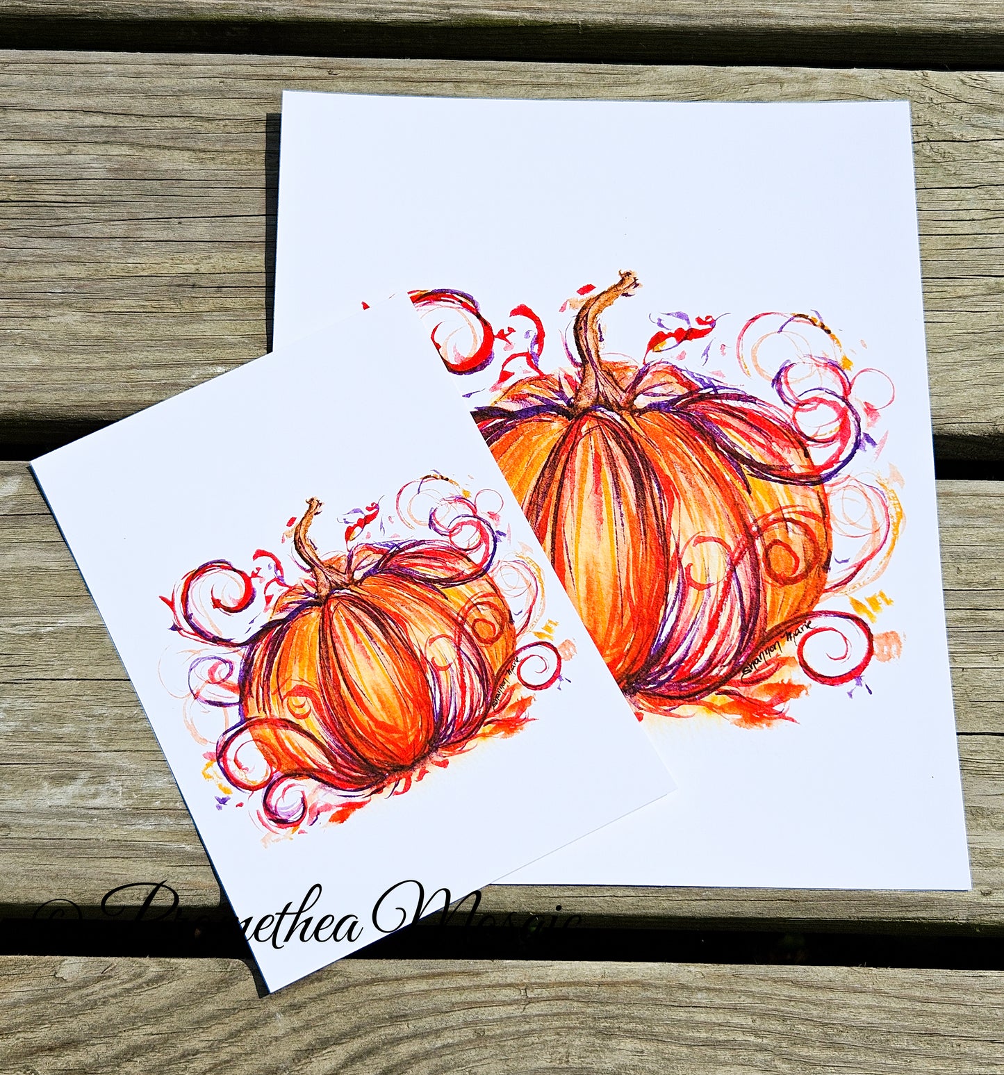 | Fancy Red Pumpkin Art Print