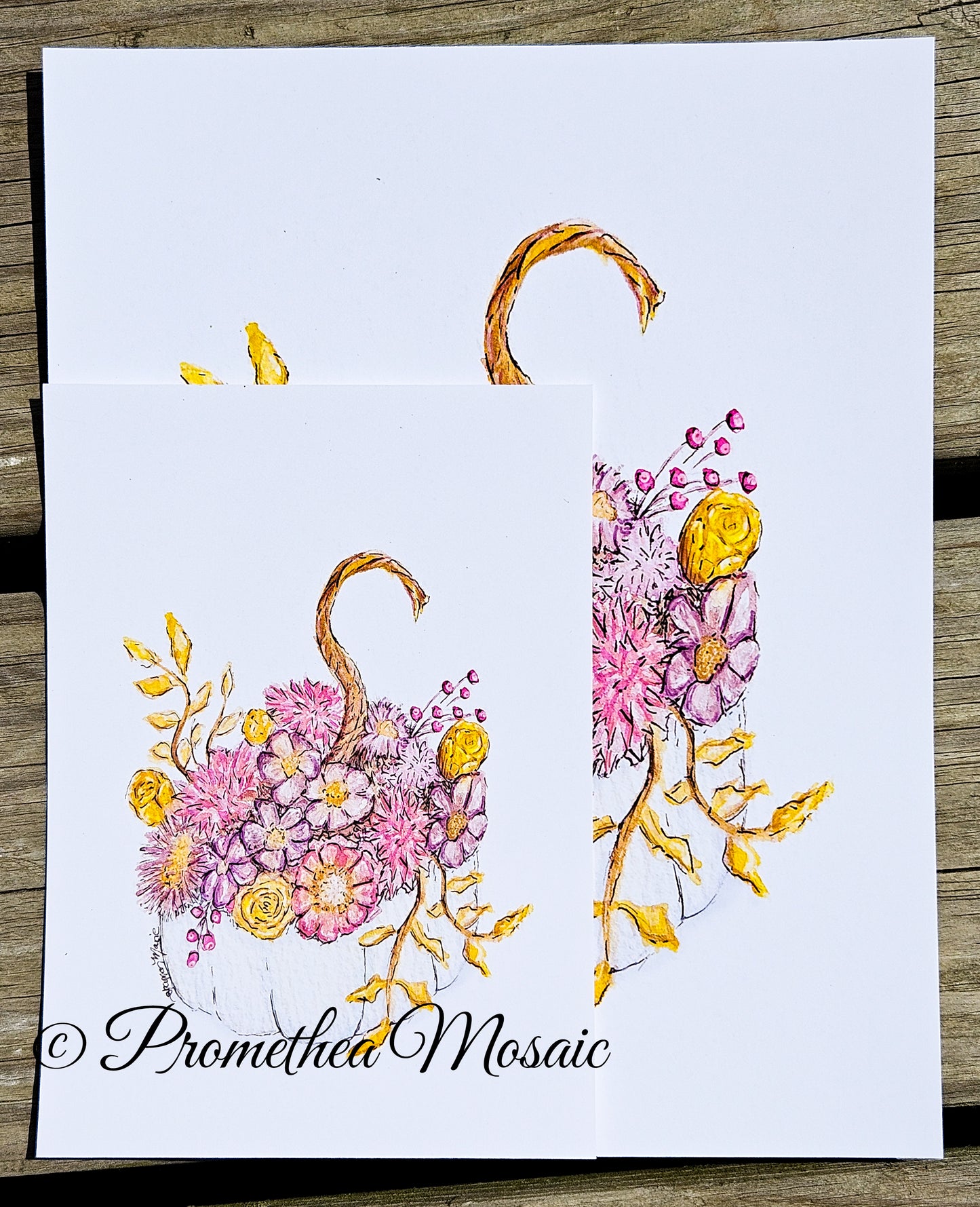 Saved For Such A Time | Pastel Pumpkin Bouquet Art Print