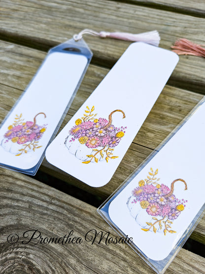 Saved For Such A Time | Pastel Pumpkin Bouquet Bookmark