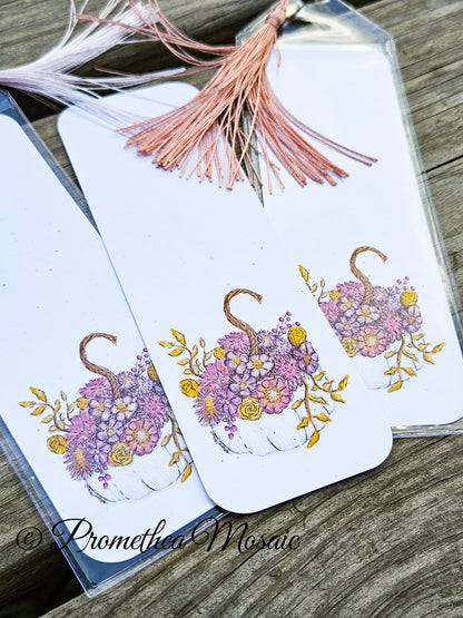 Saved For Such A Time | Pastel Pumpkin Bouquet Bookmark