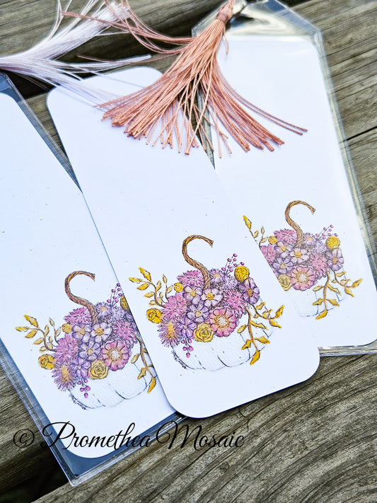 Saved For Such A Time | Pastel Pumpkin Bouquet Bookmark