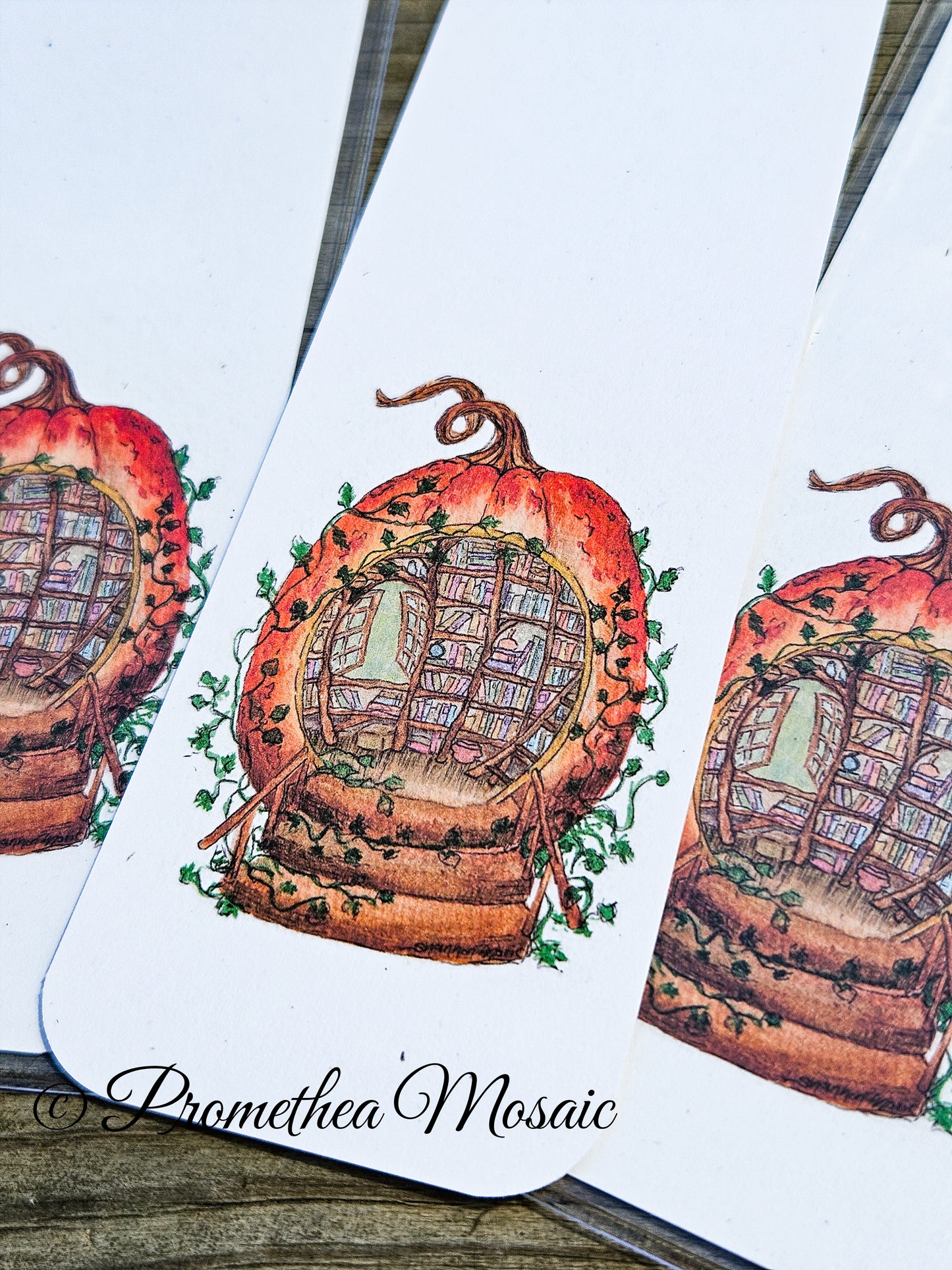 The Author's Storehouse | Pumpkin Library Bookmark