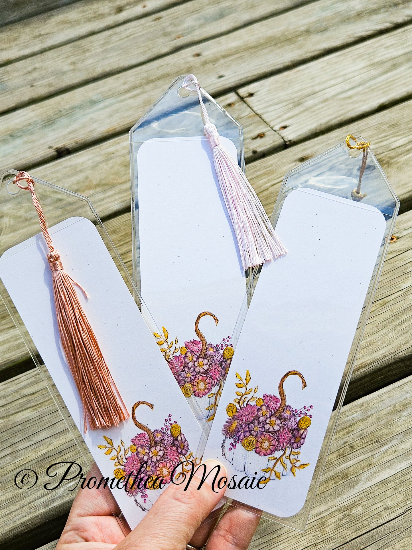 Saved For Such A Time | Pastel Pumpkin Bouquet Bookmark